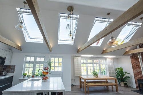 VELUX INTEGRA roof windows installed in roof